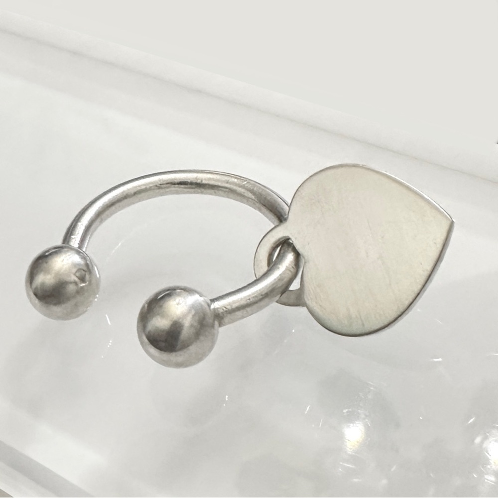 ❌SOLD❌ 🎉HP🎉 Tiffany & Co. Sterling RETURN TO TIFFANY Heart Tag Keyring - Picture 6 of 13